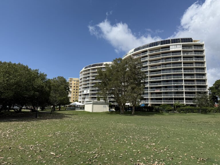 Gemini Resort Grassed Area outside resort